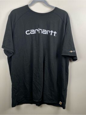 Carhartt Force Men's Black Relaxed Fit Short Sleeve T-Shirt XL